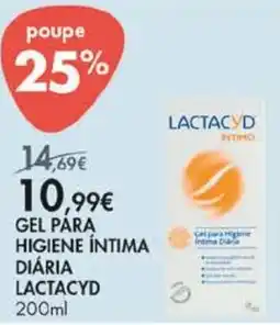 Pingo Doce gel para higiene íntima diária lactacyd promoção