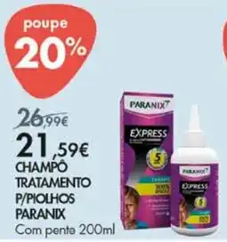 Pingo Doce Champô tratamento p/pilhos paranix promoção