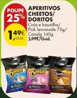 Pingo Doce Aperitivos cheetos/doritos promoção