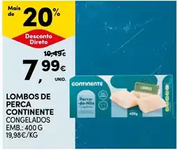 Continente lombos de perca continente promoção