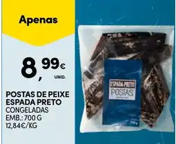 Continente Postas de peixe espada preto promoção