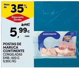Continente Postas de maruca continente congeladas promoção
