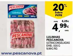 Continente Lulinhas pescanova promoção