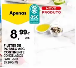 Continente Filetes de robalo asc continente congelados promoção