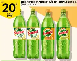 Continente Sumol refrigerante c/ gás original e zero promoção