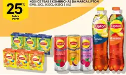 Continente Nos ice teas e kombuchas da marca lipton promoção