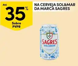 Continente cerveja sol&mar da marca sagres promoção