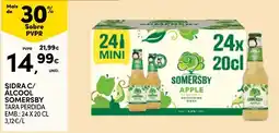 Continente Sidra c/ alcool somersby promoção