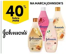 Continente Na marca johnson's promoção