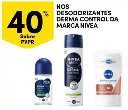 Continente nos desodorizantes derma control da marca nivea promoção