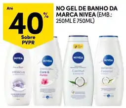 Continente Nivea gel de banho promoção