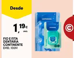 Continente Fio e fita dentária continente promoção