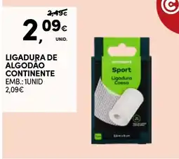 Continente Ligadura de algodão continente promoção