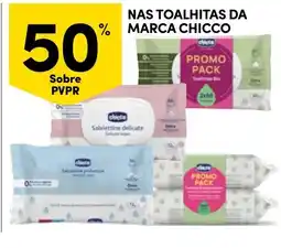 Continente toalhitas da marca chicco promoção