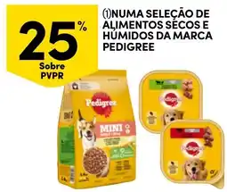 Continente Numa seleção de alimentos secos e húmidos da marca pedigree promoção