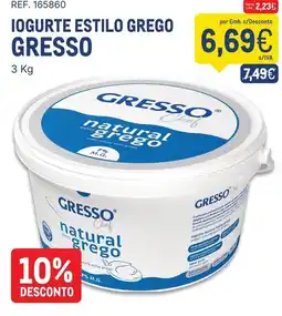 Makro Gresso natural grego promoção
