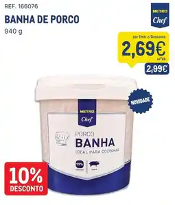 Makro Banha de porco promoção