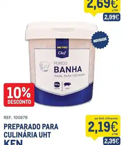 Makro Metro chef porco banha promoção