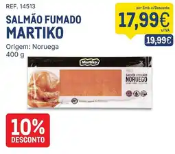Makro Salmão fumado martiko promoção