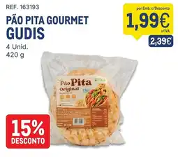 Makro Pão pita gourmet gudis promoção
