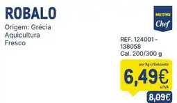 Makro Robalo metro chef promoção