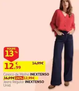 Auchan Casaco de Malha Inextenso promoção