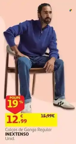 Auchan Calças de Ganga Regular Inextenso promoção