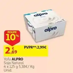 Auchan Yofu alpro promoção