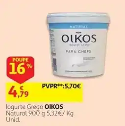 Auchan logurte grego oikos promoção