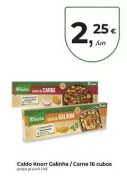 Aqui é fresco Caldo Knorr Galinha / Carne 16 cubos promoção