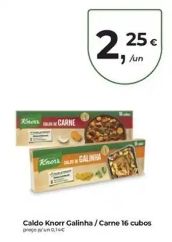 Caldo Knorr Galinha / Carne 16 cubos