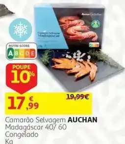 Auchan Camarão Selvagem Auchan promoção