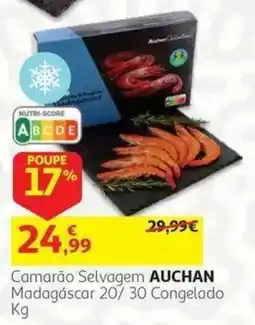 Auchan Camarão Selvagem Auchan promoção