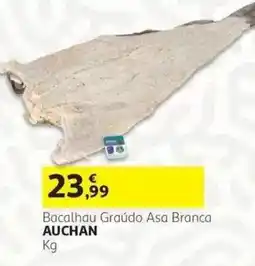 Auchan Bacalhau Graúdo Asa Branca Auchan promoção