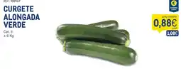 Makro curgete alongada verde promoção