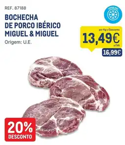Makro Bochecha de porco ibérico miguell & miguell promoção