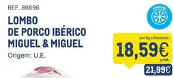 Makro Lombo de porco ibérico miguel & miguel promoção