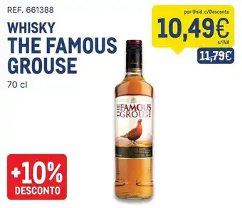 Whisky the famous grouse
