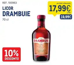 Makro licor drambuie promoção