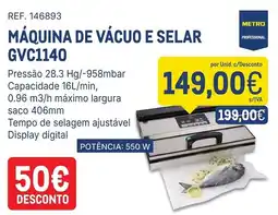 Makro máquina de vácuo e selar gvc1140 promoção