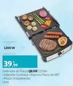 Auchan Grelhador de placas qilive q.5566 promoção