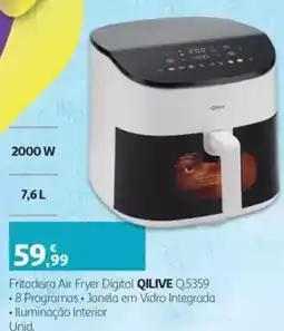 Auchan Fritadeira air fryer digital qilive q5359 promoção