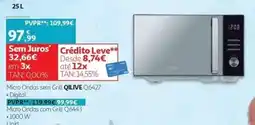 Auchan Micro Ondas sem Grill Qilive Q.6427 promoção