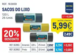 Makro sacos do lixo metro professional promoção