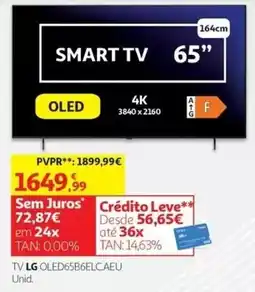 Auchan Tv lg oled65b6elcaeU promoção