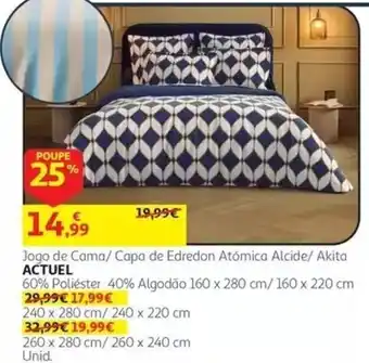 Jogo de Cama/ Capa de Edredon Atômica Alcide/ Akita