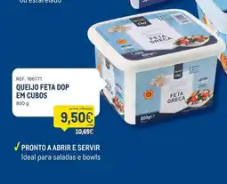 Makro Queijo feta dop em cubos promoção