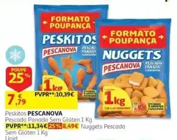 Auchan Peskitos Pescanova Pescada Panada Sem Glúten promoção