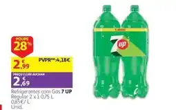 Auchan Refrigerantes com Gás 7 UP promoção