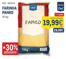 Makro Panko metro chef promoção